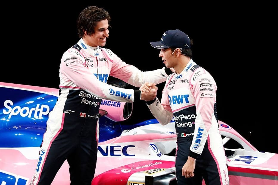 Con el final de Force India, llegó Racing Point a la Fórmula 1 con el mexicano Sergio 'Checo' Pérez, quien fue protagonista del lanzamiento del auto de esta nueva escudería para el 2019. Si bien cambió de nombre, los color principal siguie siendo el rosado.