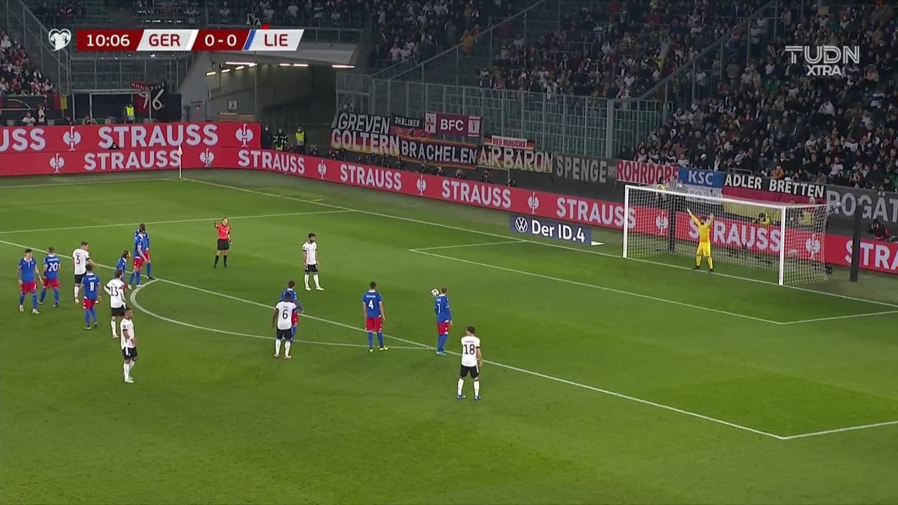 ¿Goleará Alemania? Gündogan pone el 1-0 sobre Liechtenstein