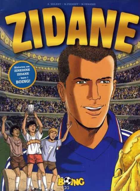 Luego del título de Francia 98, Zinedine Zidane estuvo presente en una serie de comics sobre su vida.