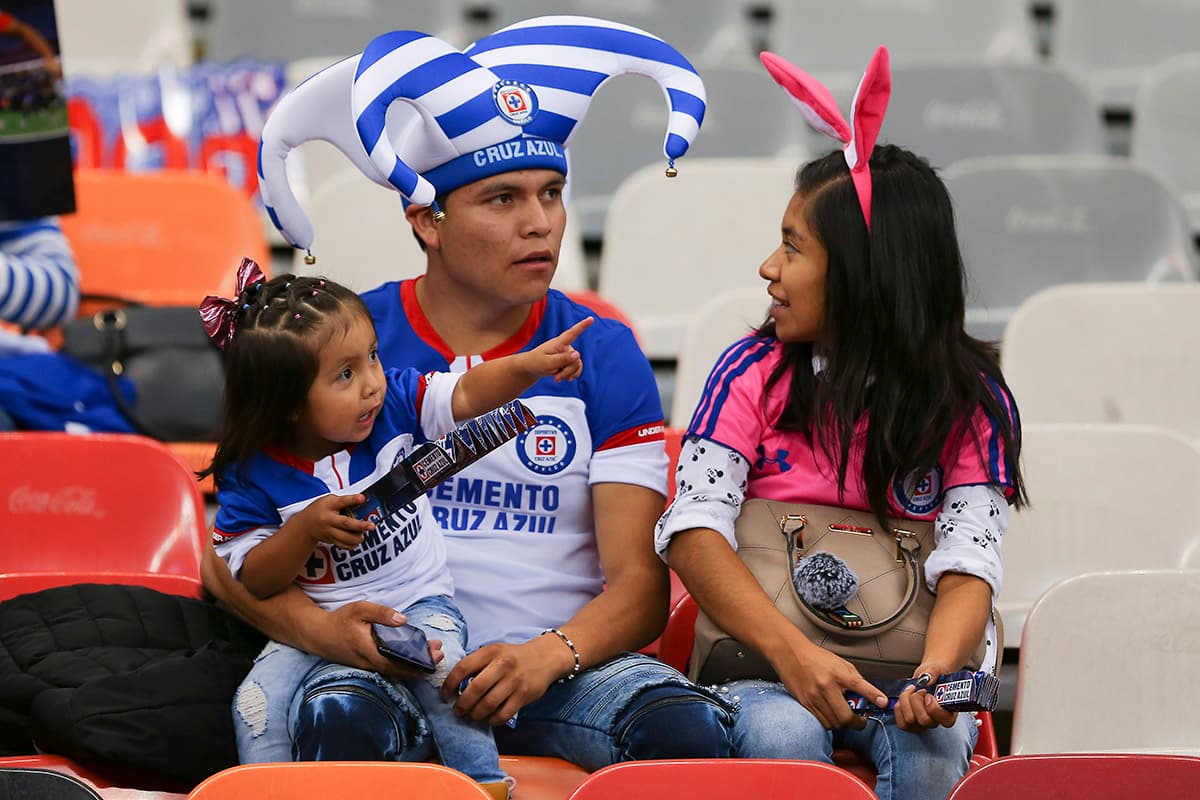Ciudad de México, 1 de diciembre de 2018. , durante el partido de vuelta de los Cuartos de Final torneo Apertura 2018 de la Liga Bancomer MX, entre la Máquina Celeste del Cruz Azul y los Gallos Blancos de Querétaro, celebrado en el estadio Azteca. Foto: Imago7/Agustín Cuevas