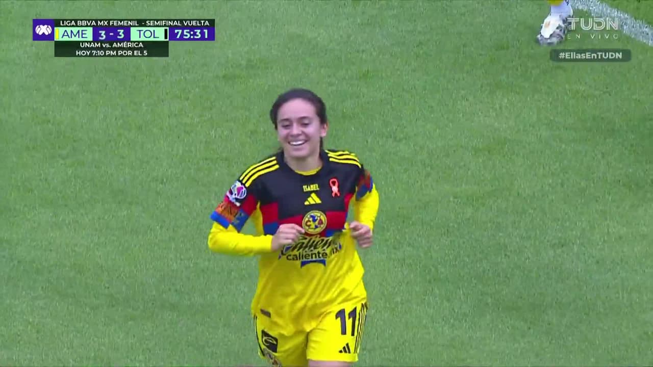 ¡Golazo enfermo del América! Tiki taka de las Águilas y Aylin pone el 3-3