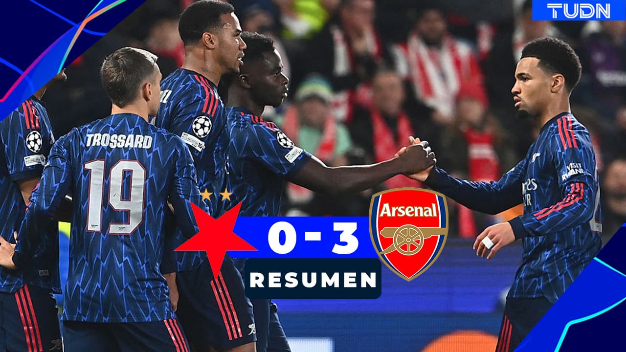 Resumen | Goleada con récord histórico del Arsenal en Champions League