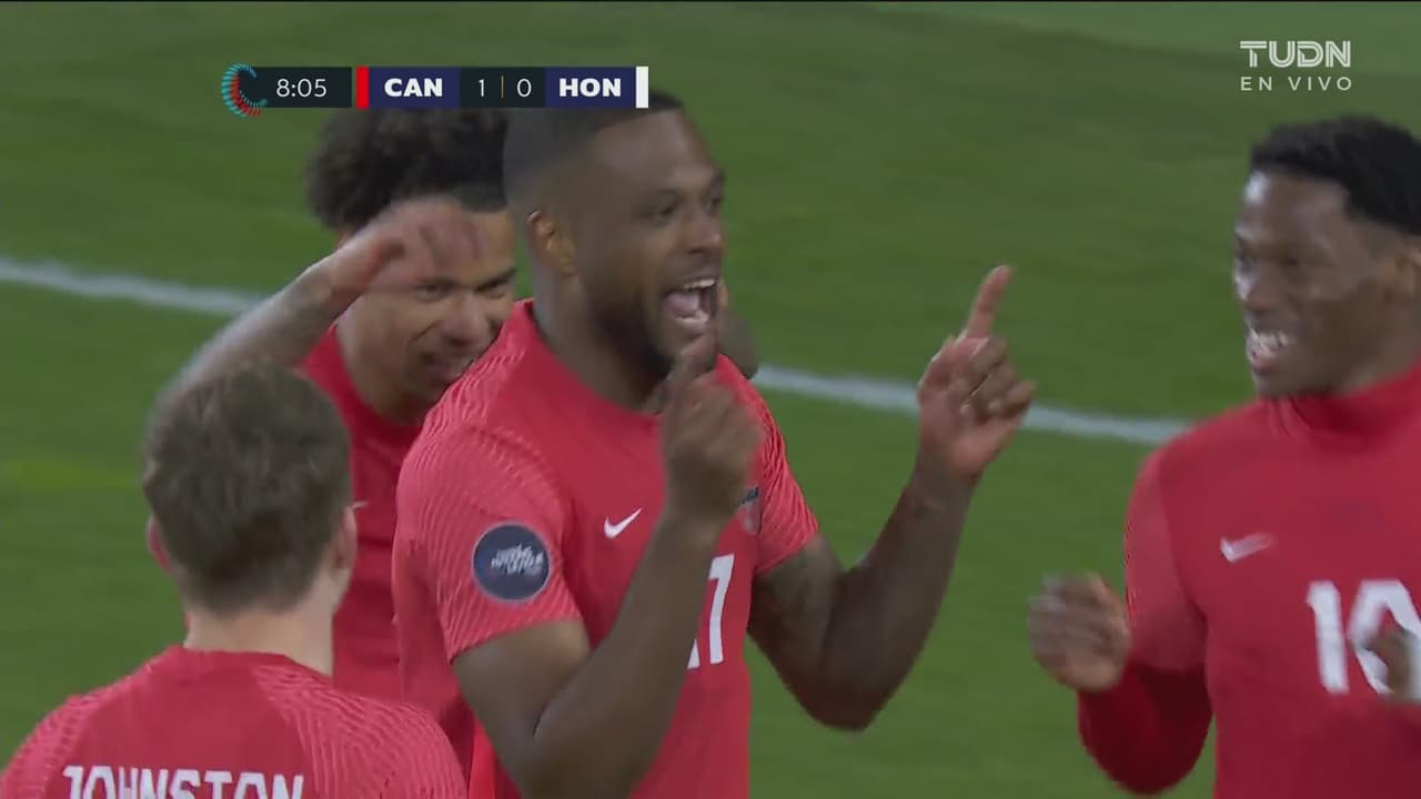 ¡Gol de Canadá! Larin abre el marcador con el 1-0 sobre Honduras