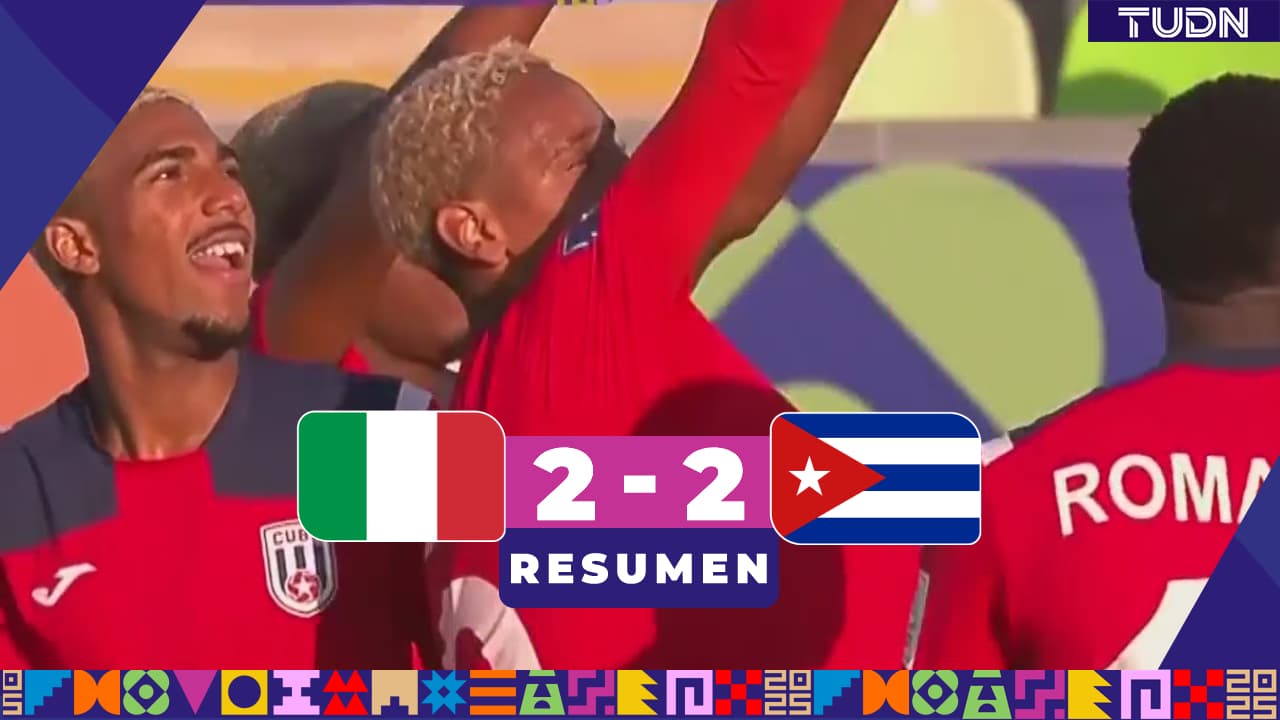 Resumen | Cuba hace la travesura y empata a Italia