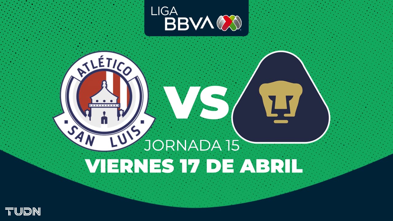 Atlético de San Luis vs. Pumas: horario y dónde ver el partido de la Jornada 15 del Clausura 2026