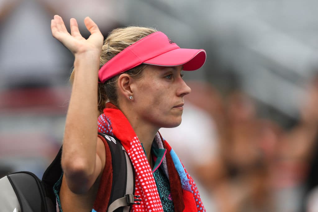 La frustración de la alemana Angelique Kerber se hizo evidente tras su eliminación en la WTA Rogers Cup en Montreal, donde un rostro dice más que mil palabras.