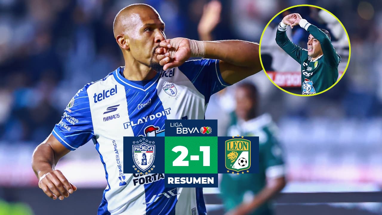 Pachuca se impone en casa ante León con gol de Salomón Rondón