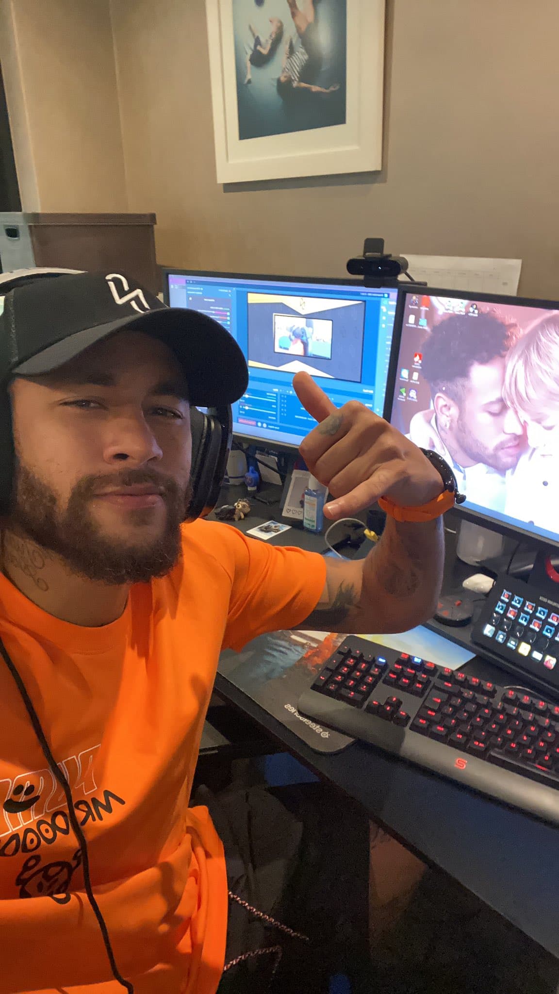 Neymar es gamer, tiene su canal en Twich y le gusta jugar Counterstrike.