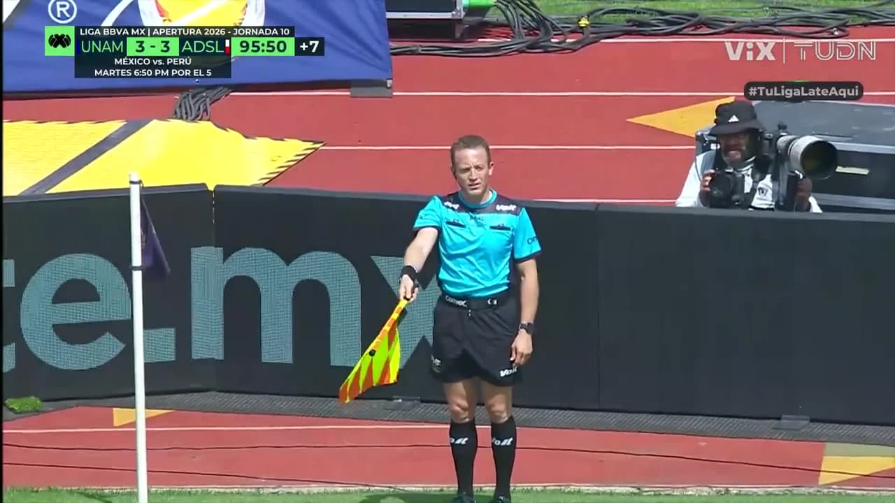 ¡Drama total! Pumas lo empató sobre la hora pero había fuera de lugar