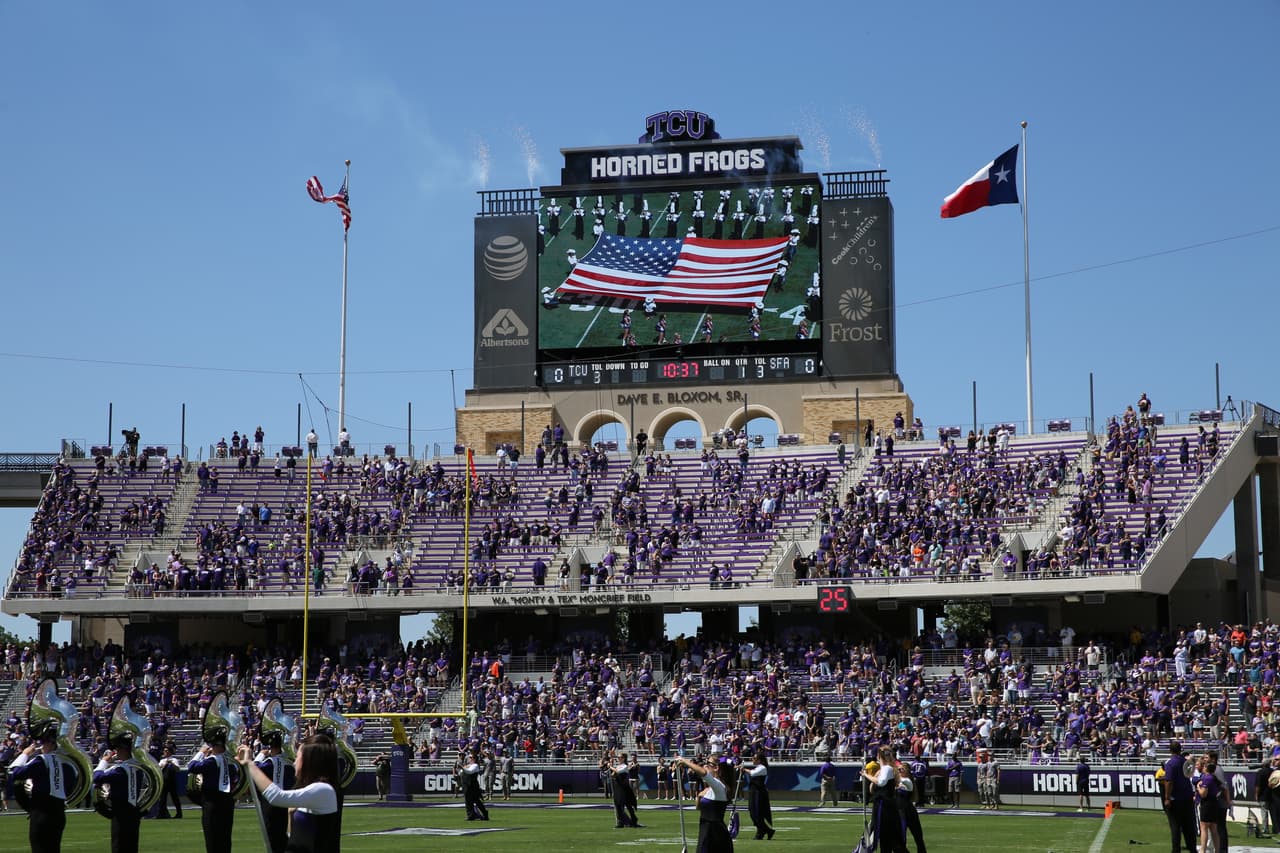 TCU 'Horned Frogs' vs Stephen F. Austin 'Lumberjacks'