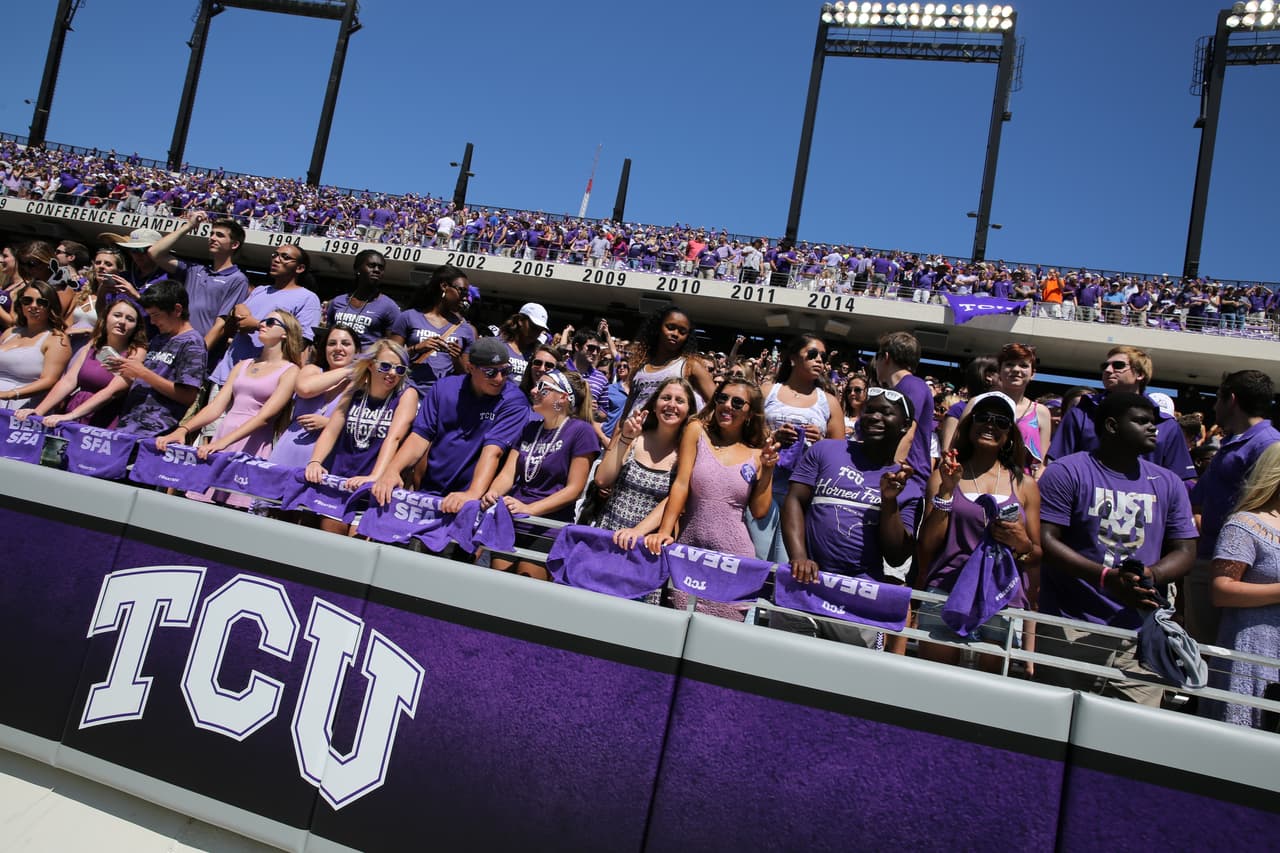 TCU 'Horned Frogs' vs Stephen F. Austin 'Lumberjacks'
