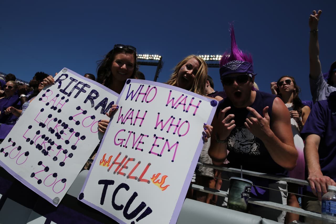 TCU 'Horned Frogs' vs Stephen F. Austin 'Lumberjacks'