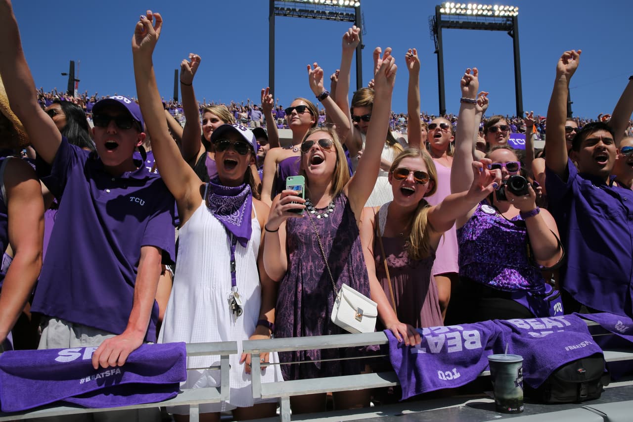 TCU 'Horned Frogs' vs Stephen F. Austin 'Lumberjacks'