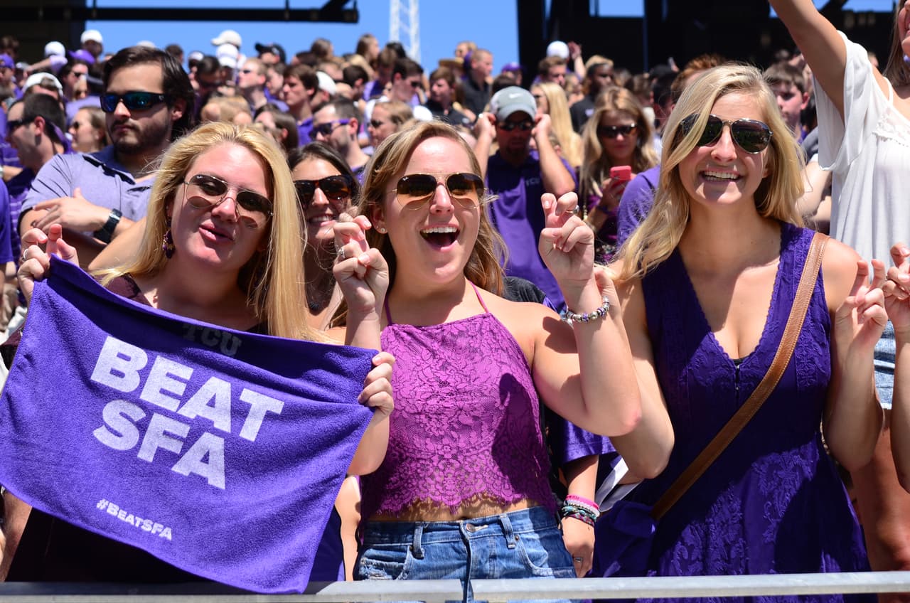TCU 'Horned Frogs' vs Stephen F. Austin 'Lumberjacks'