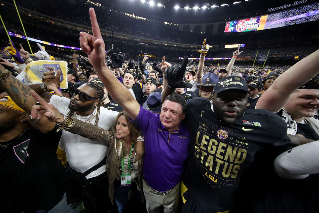 Así fue la celebración de LSU tras coronarse campeón de la NCAA sobre Clemson, con una actuación destacada de Joe Burrow.