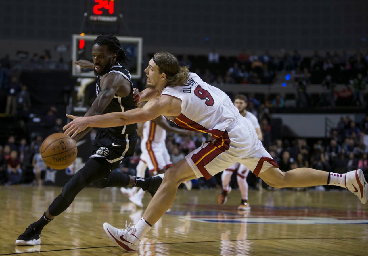 Heat se enfrentan a los Nets en la Ciudad de México.