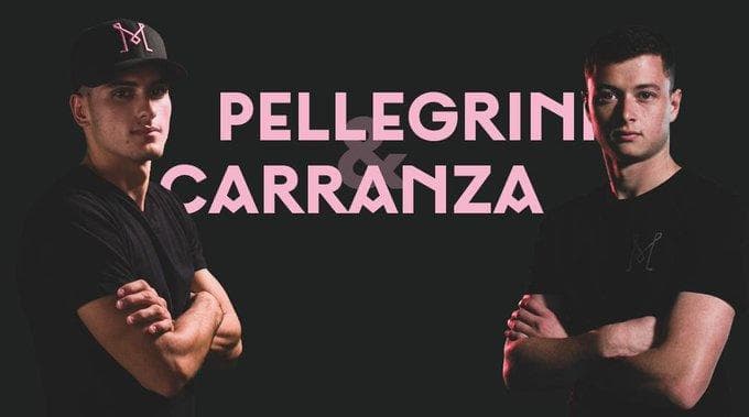 Pellegrini y Carranza: los primeros flamingos del Inter Miami