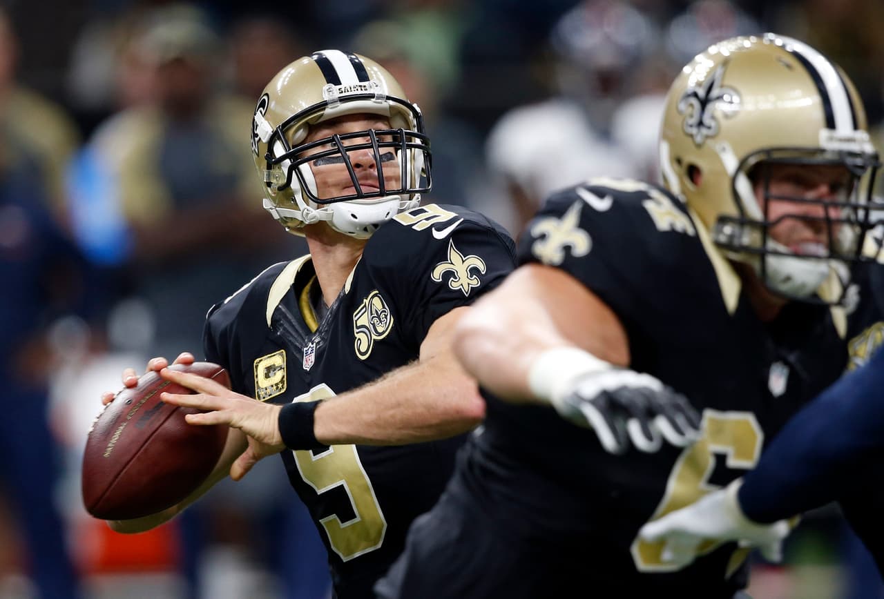 Pase de anotación #450 de Drew Brees en su carrera, lo hizo ante los Broncos.