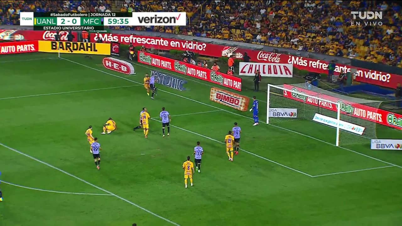 ¡GOOOL! Marcelo Flores anota para Tigres.