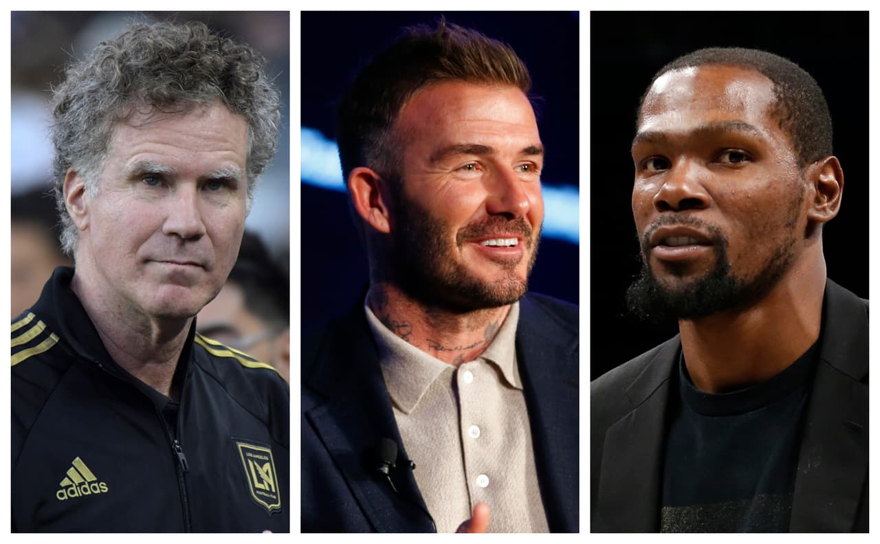 Will Ferrell, David Beckham y Kevin Durant, propietarios de equipos de MLS