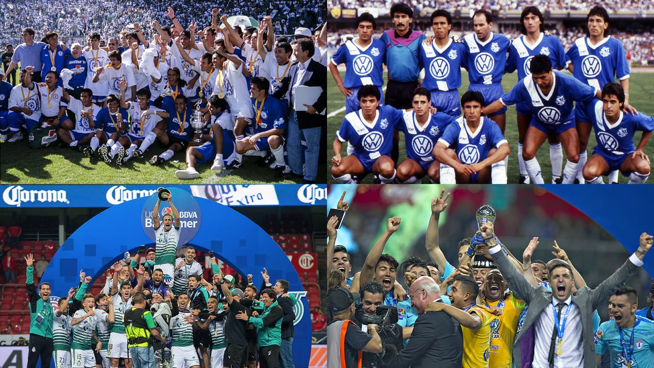 ¿Cuántos campeonatos han ganado los semifinalistas del Guard1anes 2021 de la Liga MX?