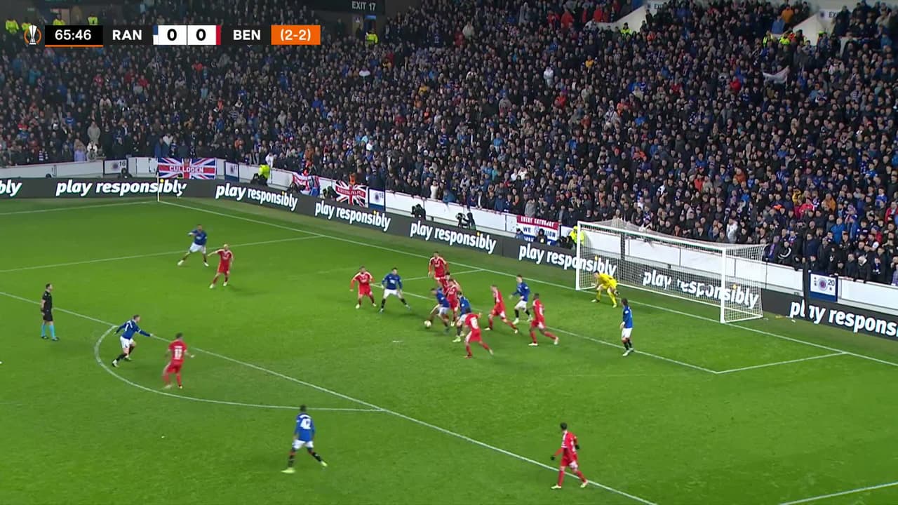 ¡GOL!  anota para Benfica. Rafa