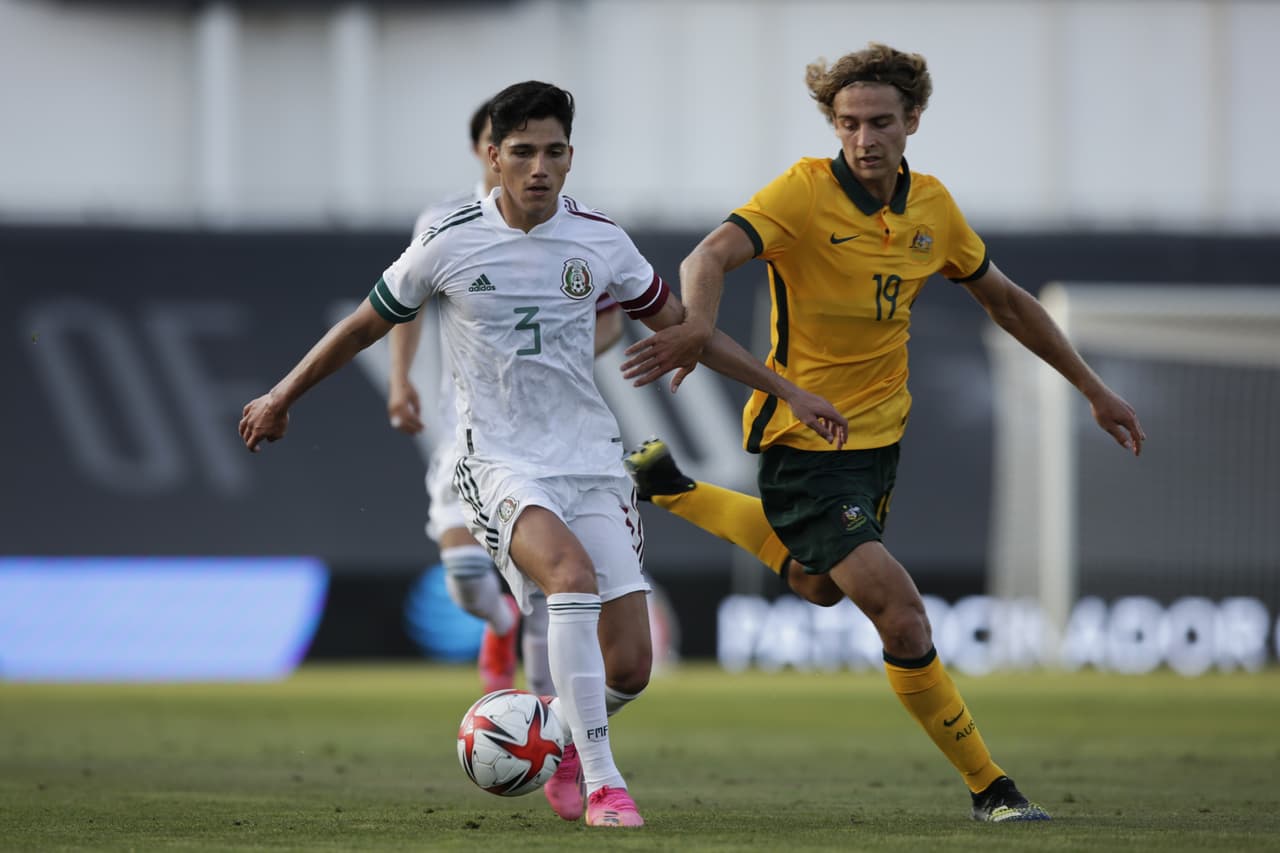 México continúa imbatible en la gra de preparación rumbo a Tokio y se imponen 3-2 a Australia con goles de Jesús Angulo, Erick Aguirre y Kevin Álvarez.