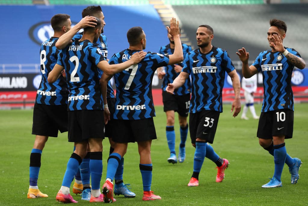 Roberto Gagliardini, Alexis Sánchez, Andrea Pinamonti y Lautaro Martínez son los encargados de anotar en la goleada 5-1 sobre la Sampdoria.