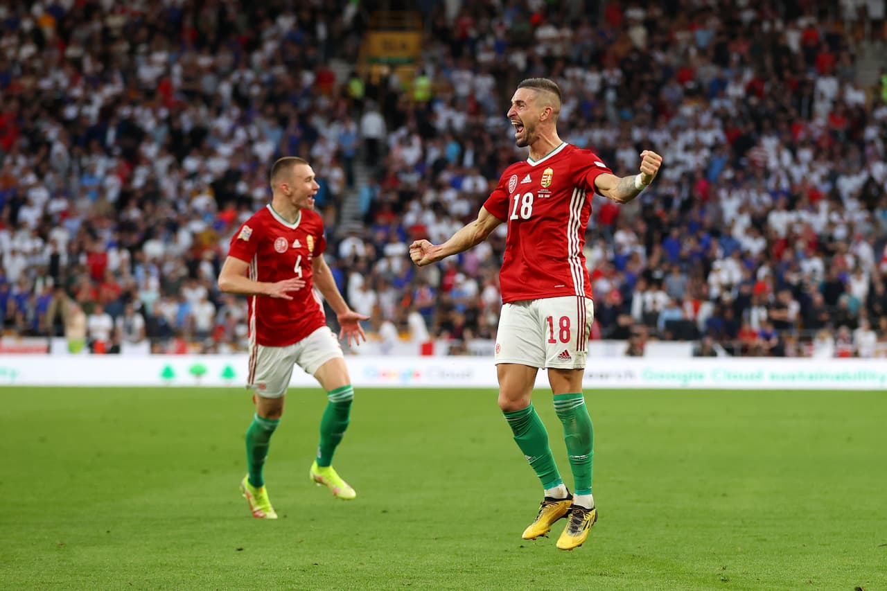 Hungría venció a domicilio a Inglaterra gracias a un doblete de Roland Sallai y las anotaciones de Zsolt Nagy y Dániel Gazdag.