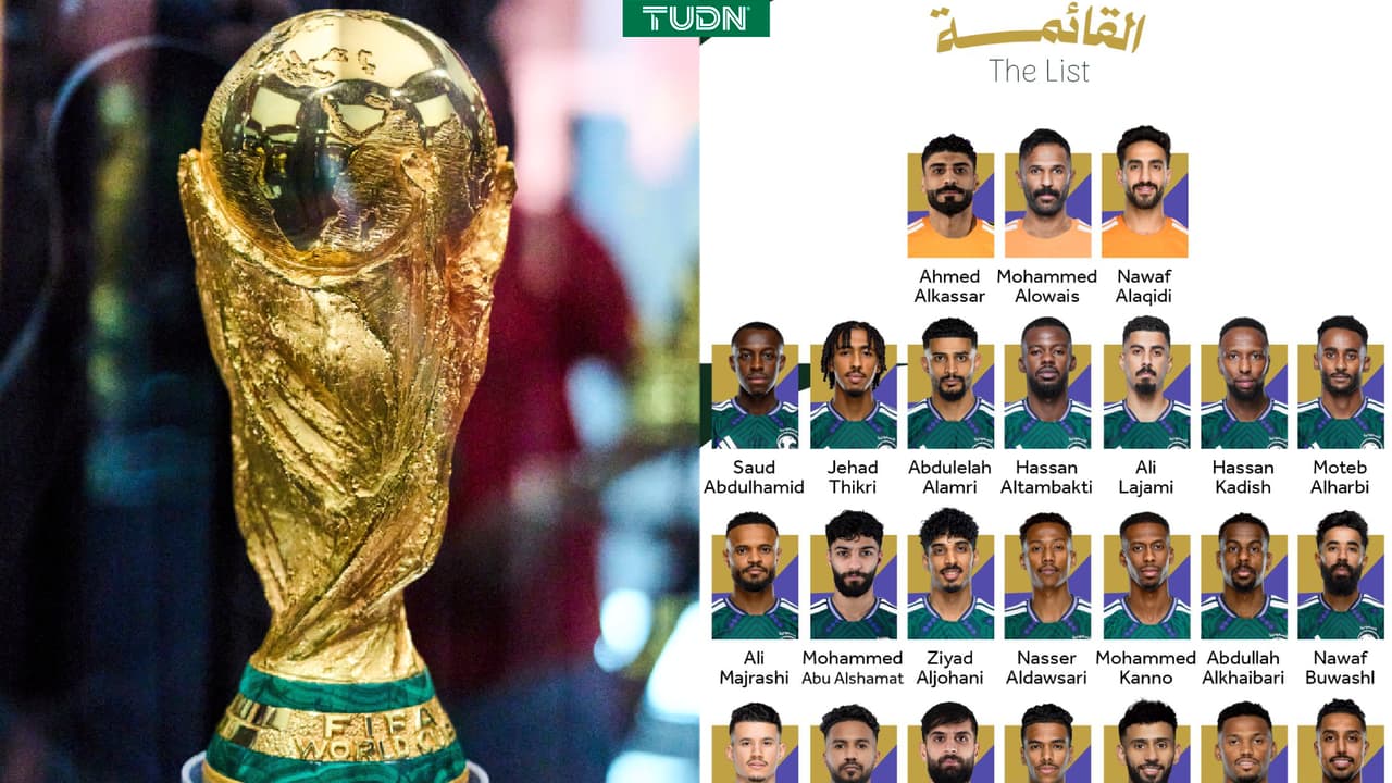 Selección de Arabia Saudita: Futbolistas convocados en la lista para el Mundial 2026
