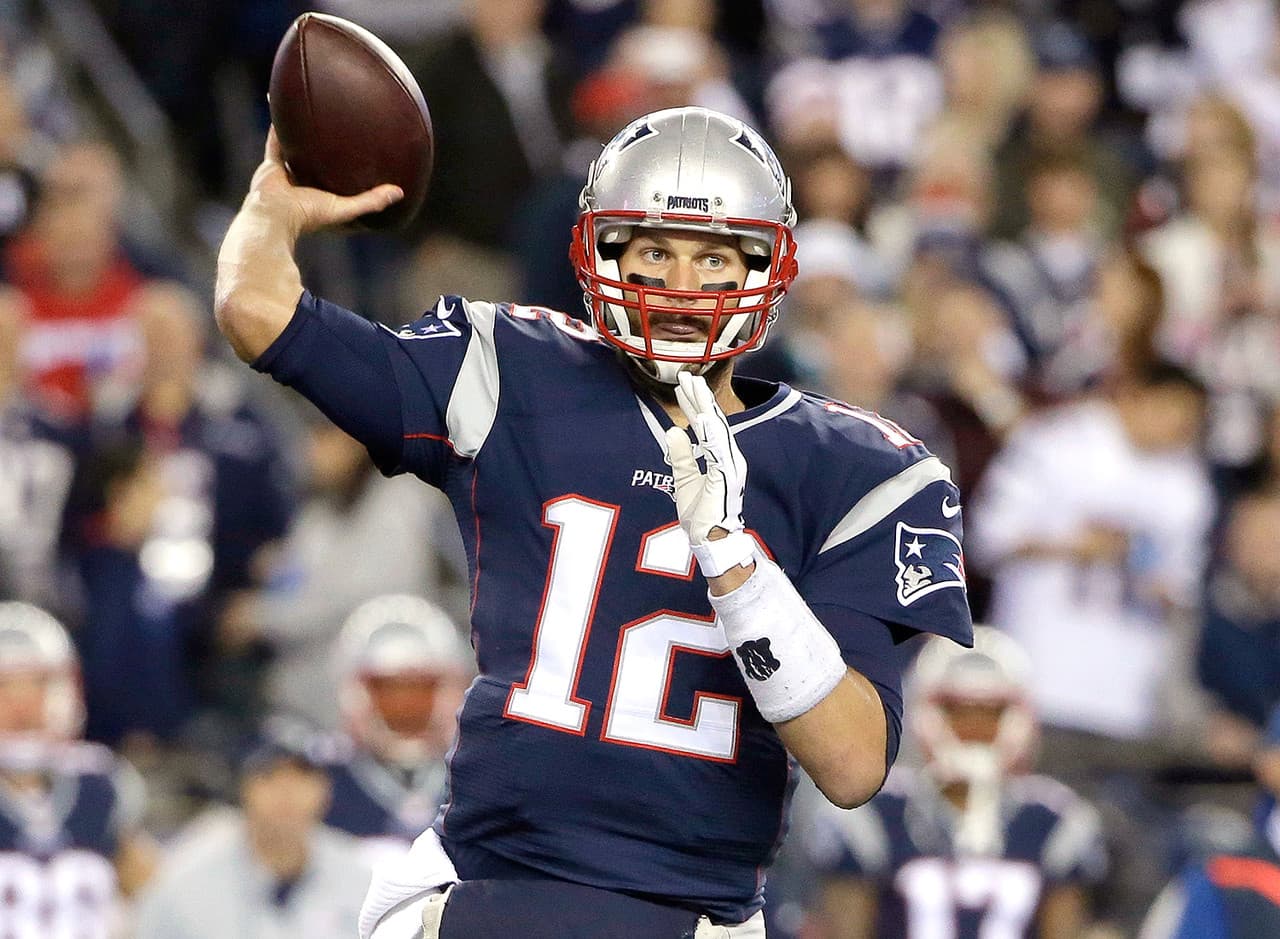 1.- Tom Brady, QB, New England Patriots.- 186.4 puntos.