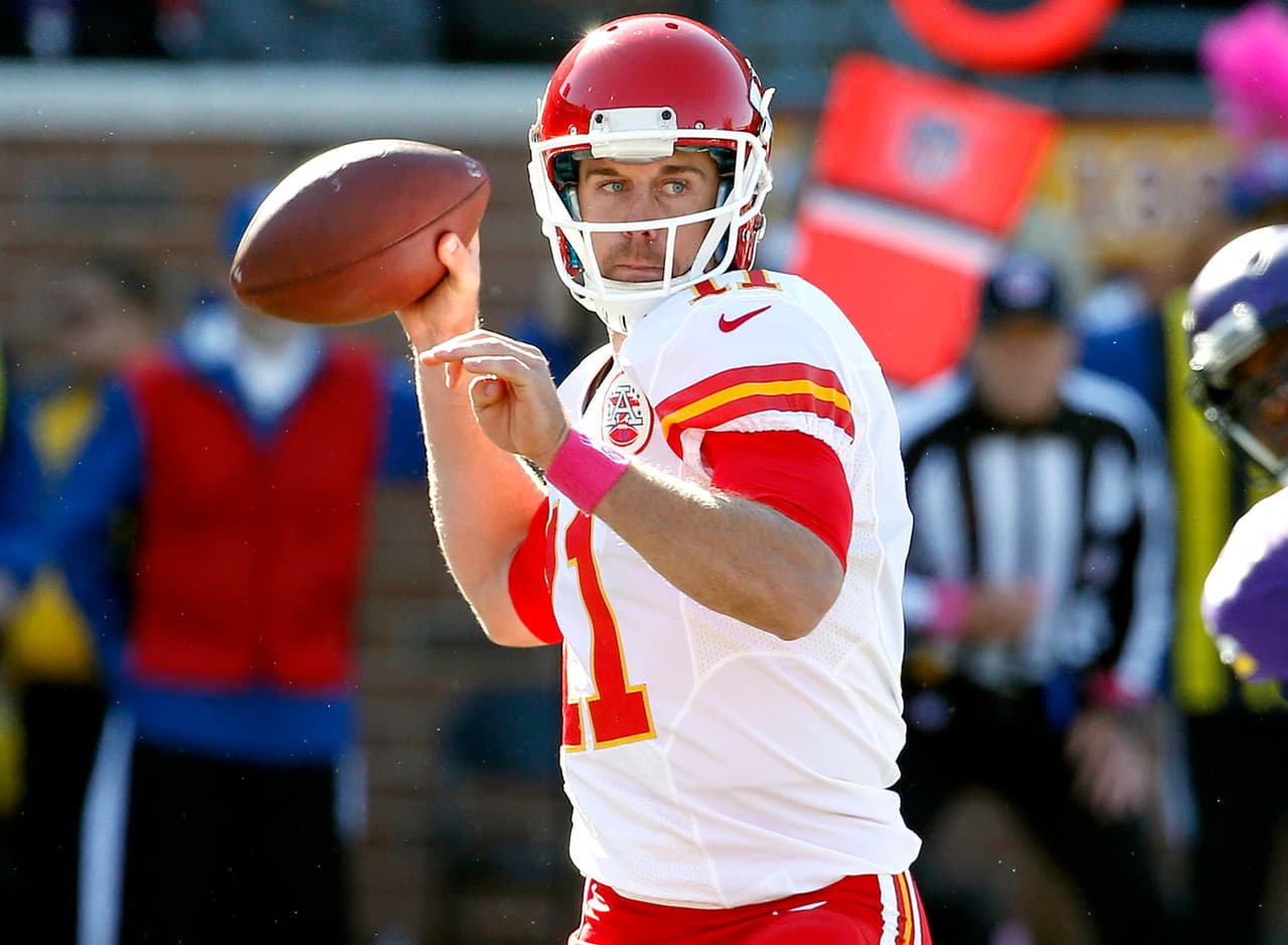 10.- Alex Smith, QB, Kansas City Chiefs.- 136.96 puntos.