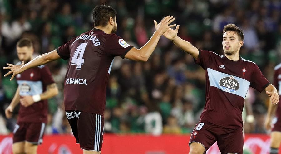 Iago Aspas empata el partido desde los 11 pasos.