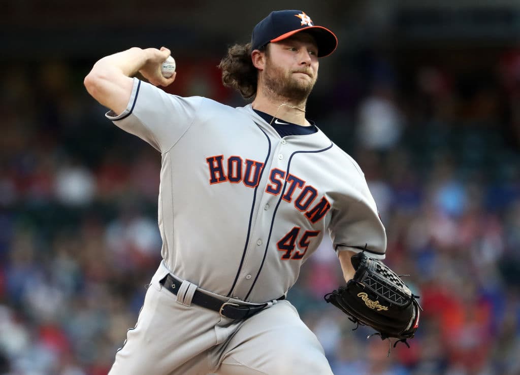 <b>5) Gerrit Cole (Houston Astros)</b>. Gran temporada del derecho de los Astros. Suma 183 ponches, líder de las Ligas Mayores en abanicados, marca de 9-5, 3.23 de ERA y un total de 20 aperturas.