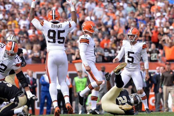 El gol de campo de 29 yardas a tres segundos del final, que le dio a los Cleveland Browns el triunfo por 26-24 sobre los New Orleans Saints.