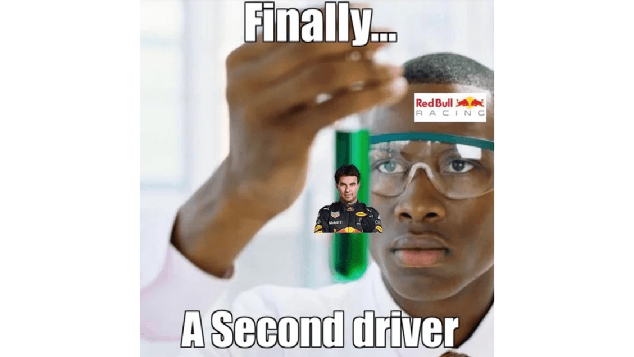 Tras el accidente de Max Verstappen de Red Bull, el mexicano 'Checo' Pérez se lleva su segundo podio en toda su carrera y los memes no perdonaron.