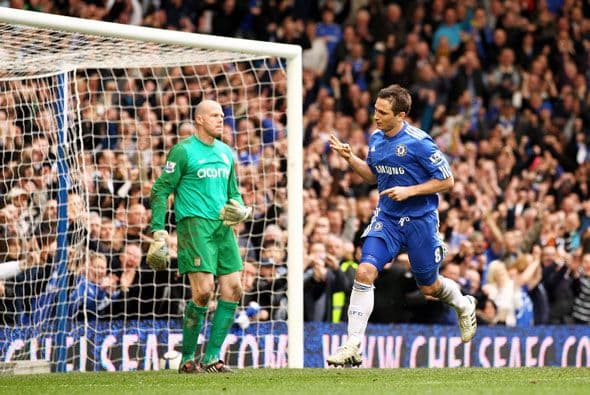 Lampard fue el que más sumó con cuatro anotaciones.