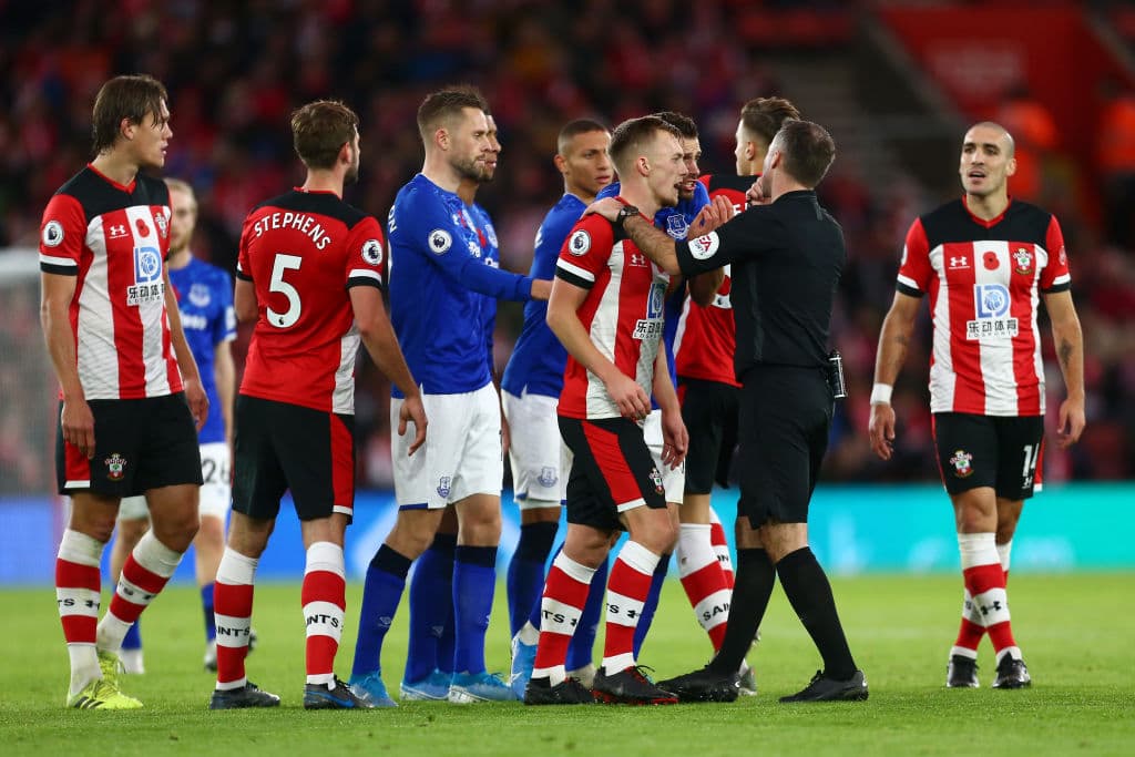 Southampton 1-2 Everton.