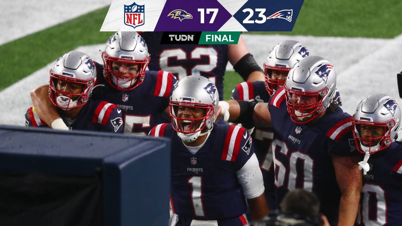 Patriots de Newton rompen quinielas ante Ravens de Lamar Jackson