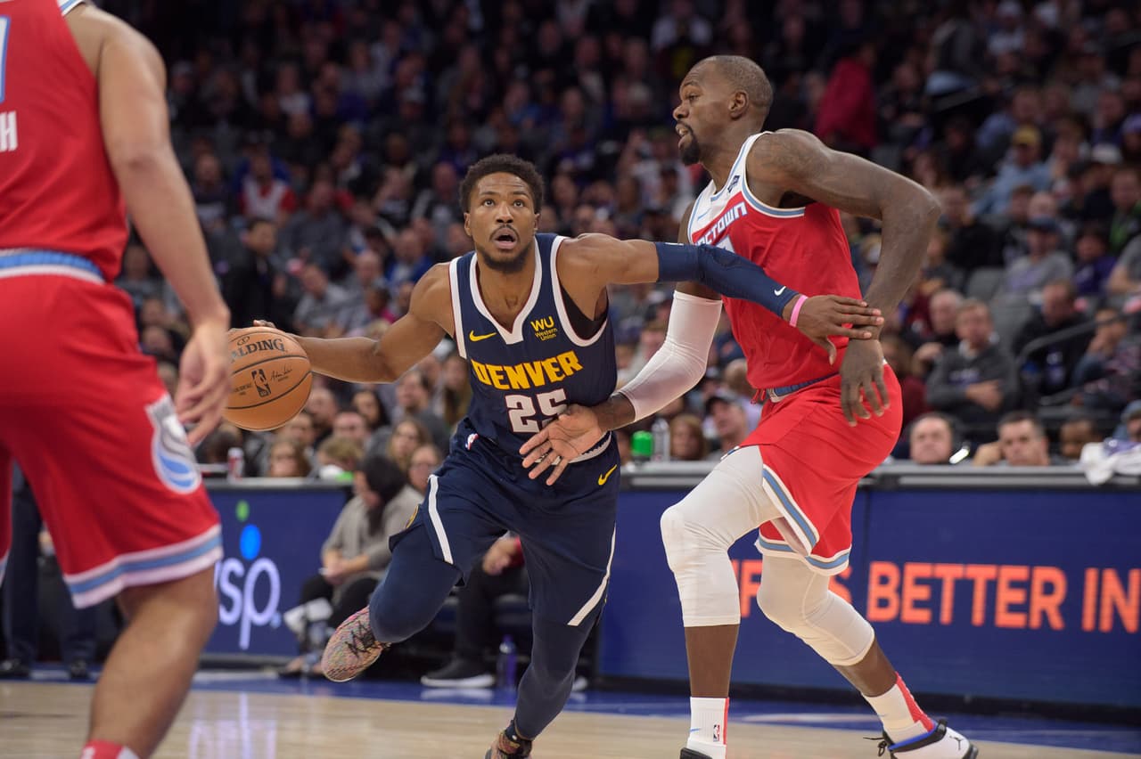 (8-10)Sacramento Kings
<b> 100-97 </b>Denver Nuggets (13-4)