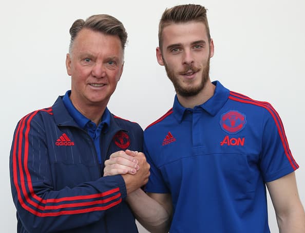 Van Gaal no cree que De Gea se vaya al Madrid pues lo ve disfrutando en Manchester United