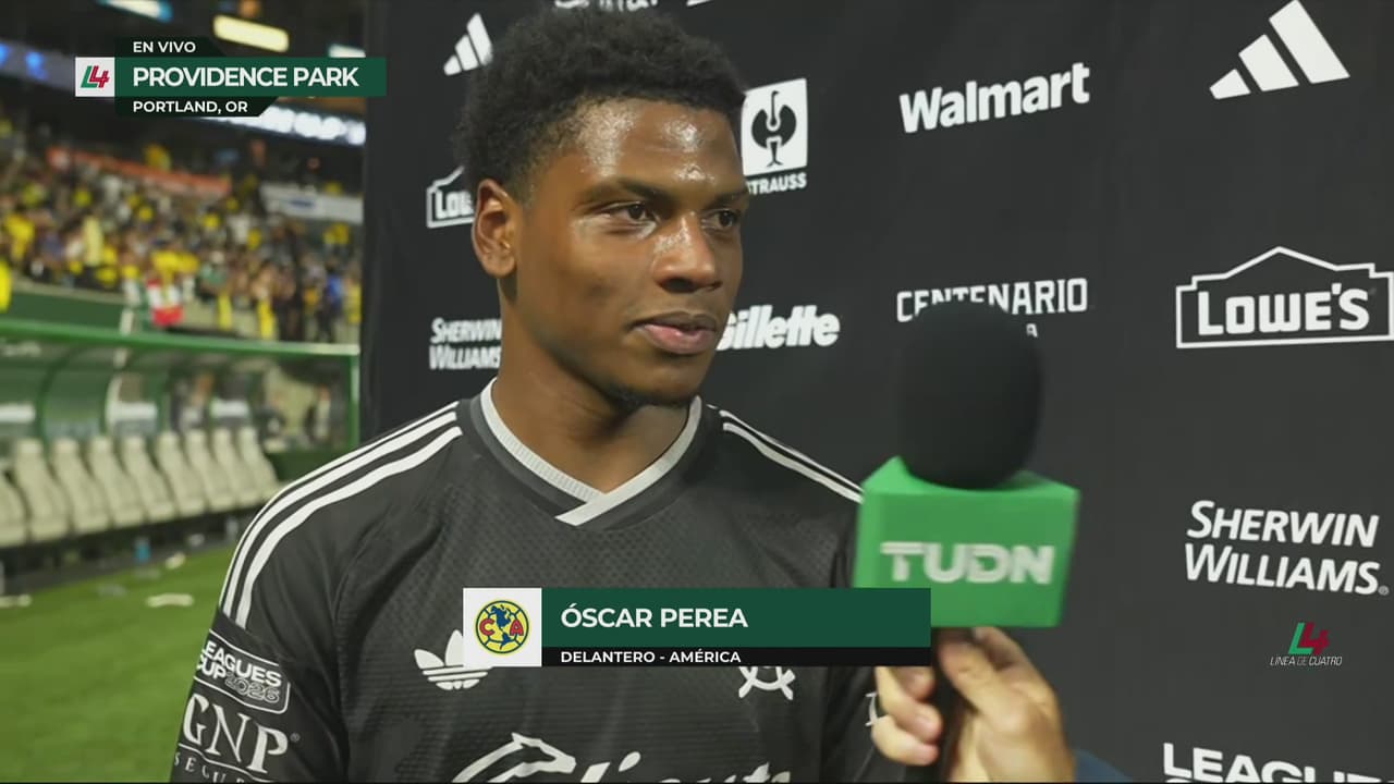 Oscar Perea define así su primer gol con las Águilas