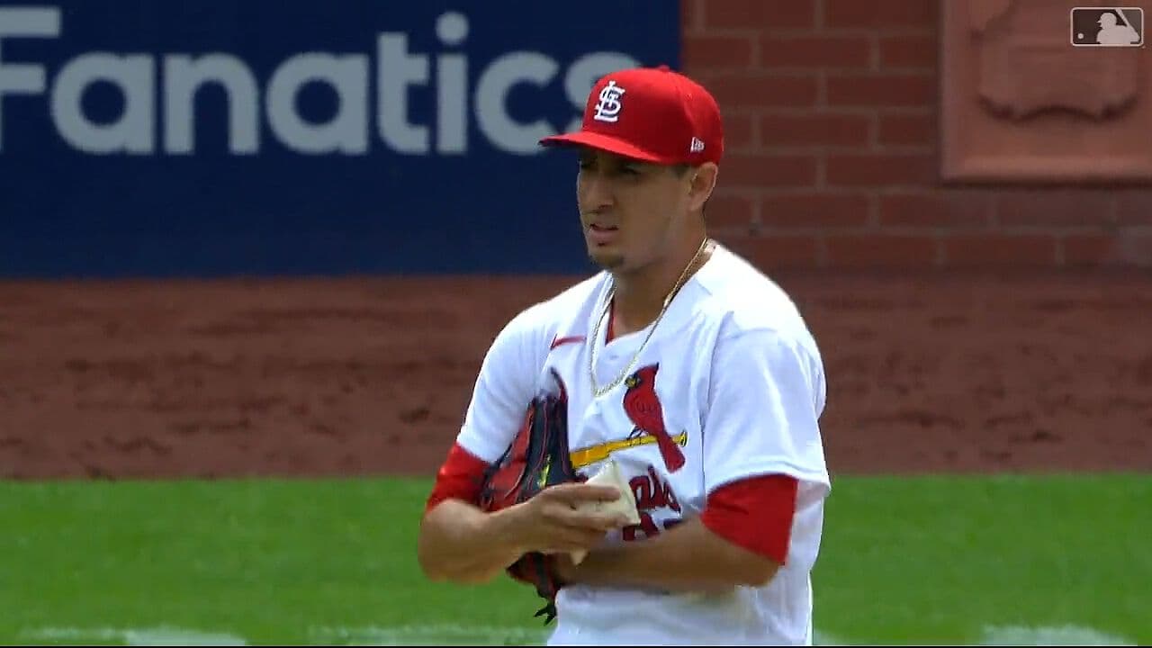 Giovanny Gallegos colgó el cero en su relevo con los Cardinals