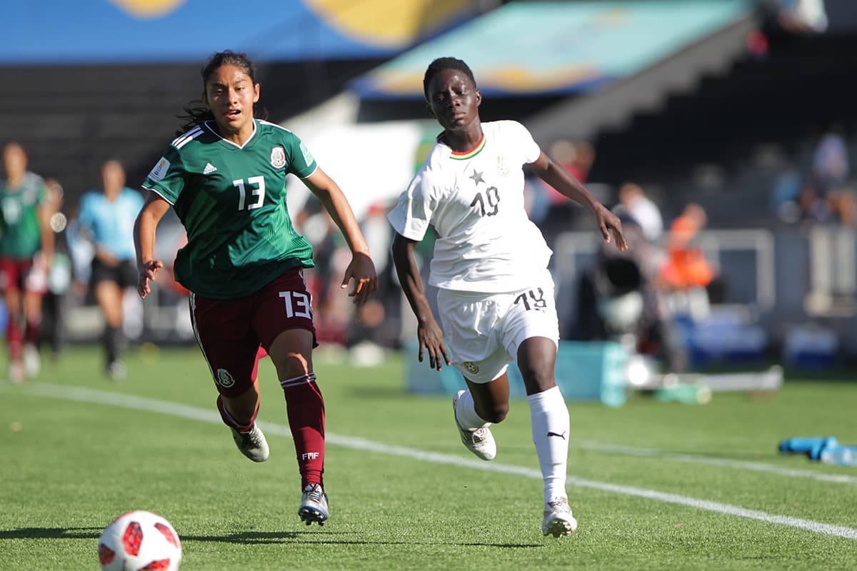 Ghana llegó a este juego como ganadora del Grupo A con victoria sobre todas sus rivales de grupo, mientras las mexicanas consiguieron el segundo puesto del Grupo B con un triunfo y dos empates.