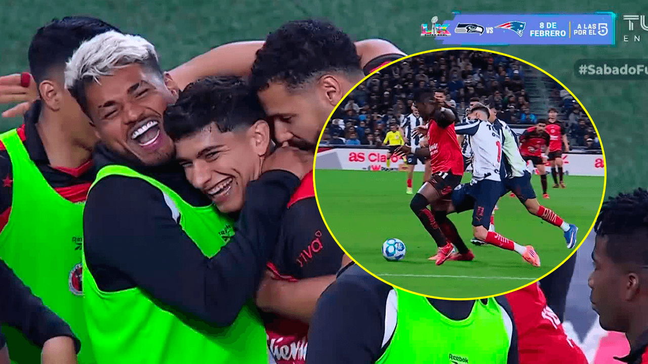¡Le marcan penal a Xolos y Kevin Castañeda lo convierte en gol!
