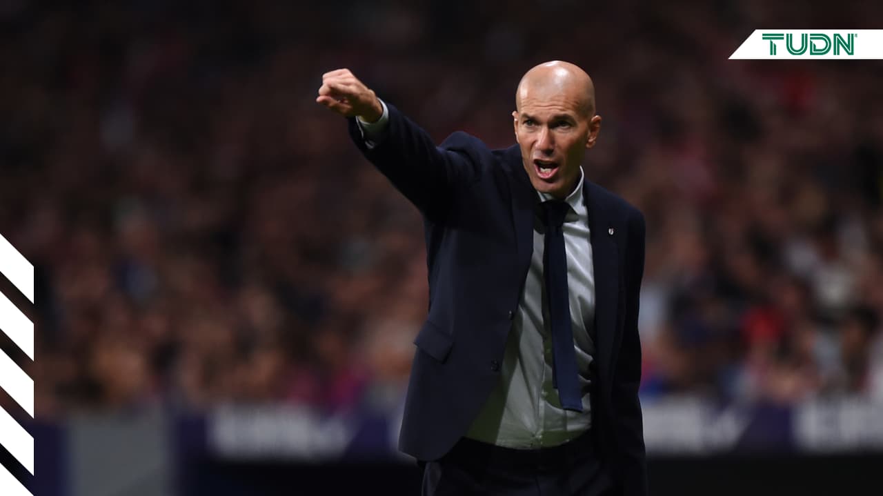 Zinedine Zidane, técnico del Real Madrid.