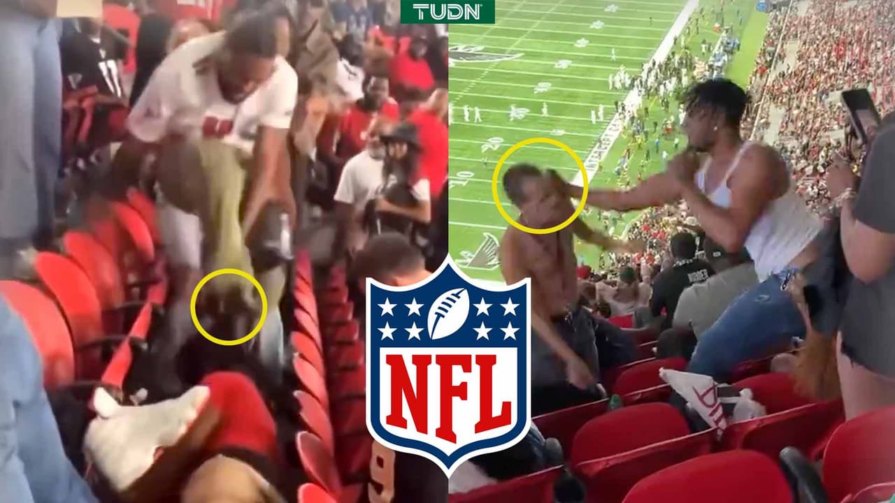 Triunfo de Atlanta Falcons es opacado por violencia en su estadio 