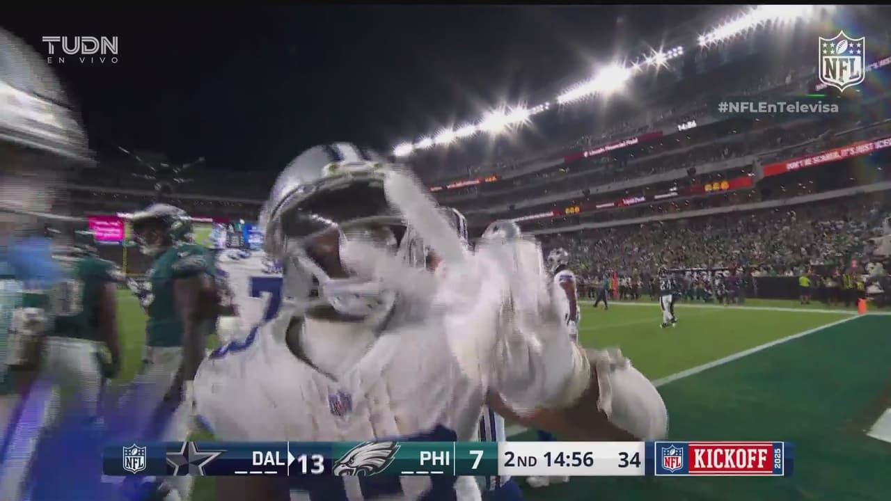 ¡Segundo touchdown de Javonte Williams! Dallas recupera ventaja 14-7
