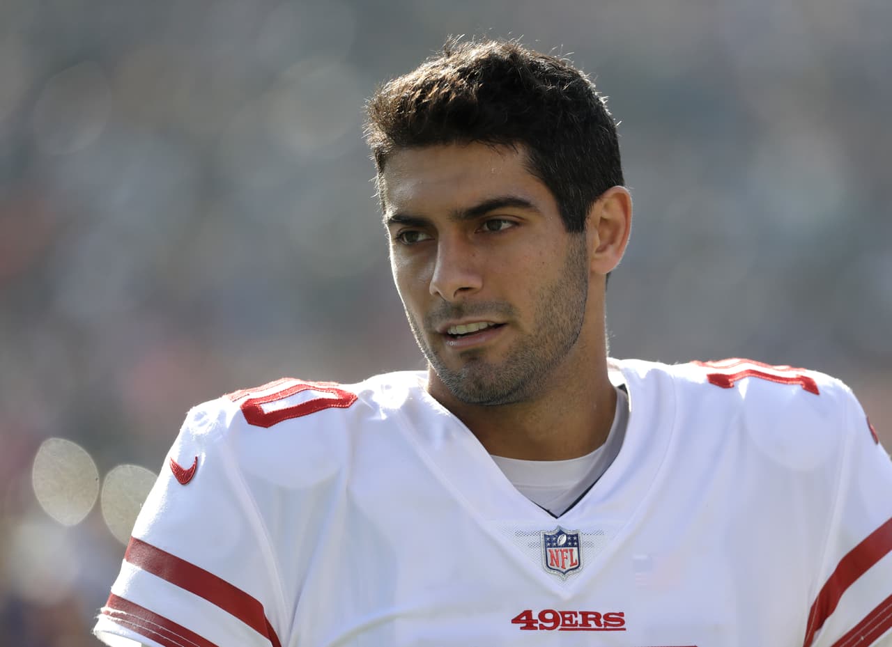 Jimmy Garoppolo tuvo una gran presentación con los San Francisco 49ers.