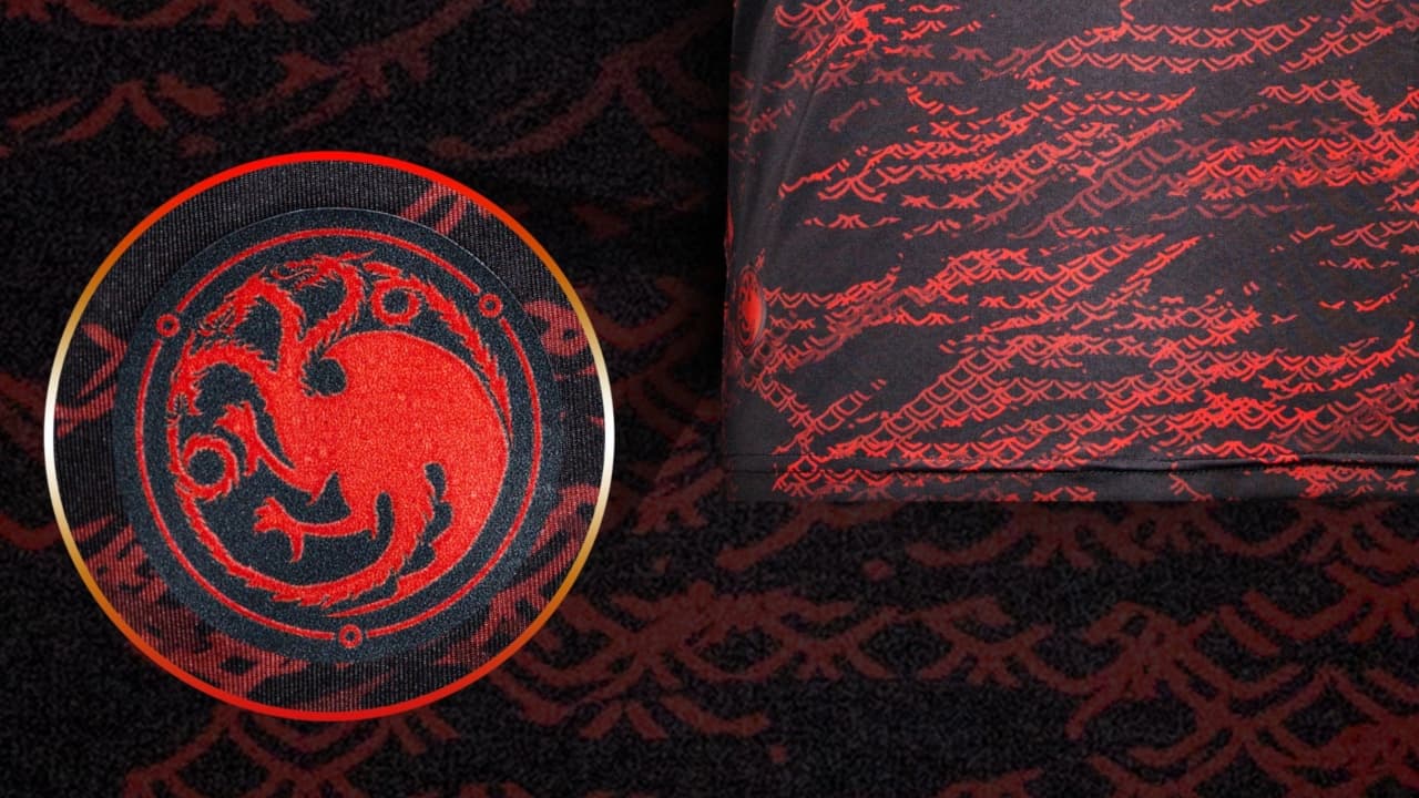Por último, habrá playera de la Casa Targaryen y su "Sangre y Fuego".